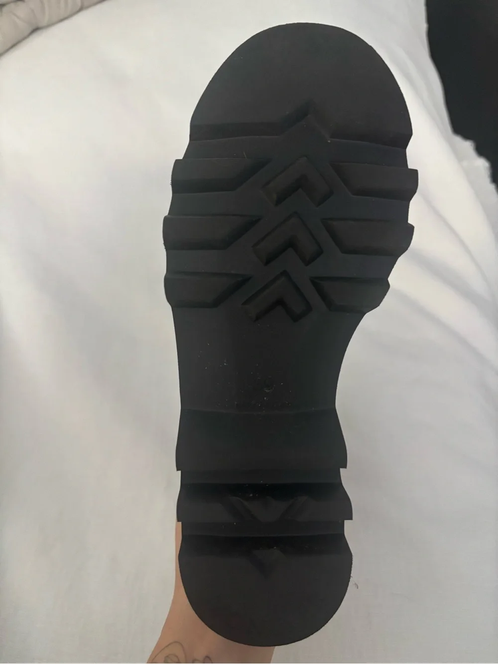 Moncler Glossy Black Chunky Ankle Rain Boots